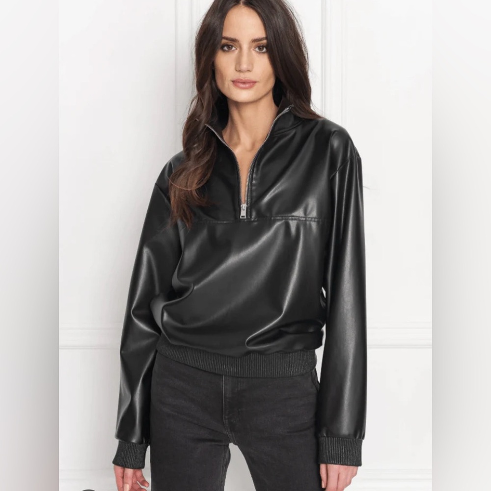 La Marque Kaisley Pleather pull over
